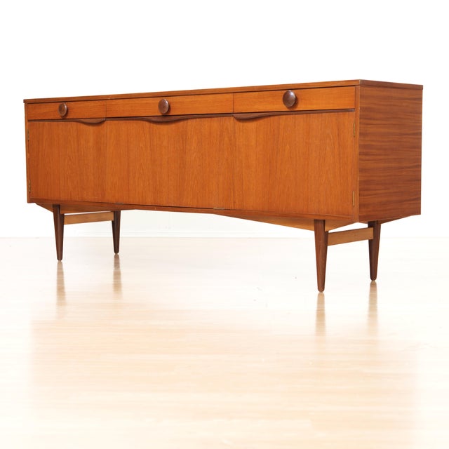 1960s Mid Century Elliots of Newbury Teak Sideboard, England, 1960s For Sale - Image 5 of 10
