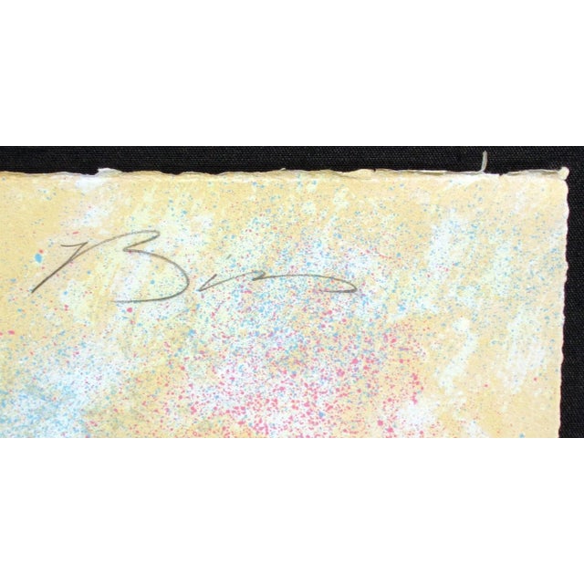 1990s Earl Biss "The Mist Between the Day and the Night" Hand Signed Serigraph Art For Sale - Image 5 of 6