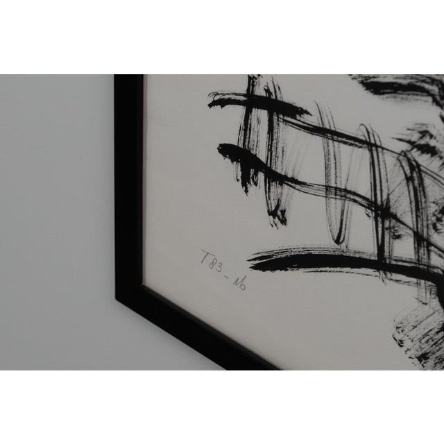 Ink on Paper by Jan Schoonhoven, the Netherlands, 1983 For Sale - Image 12 of 14