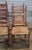 Early 20th Century Set of 6 Antique New England Ladderback Style Dining Chairs With Rush Seats For Sale - Image 5 of 8
