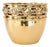 Jugendstil Argentor Floral Brass Flower Pot, Vienna,1908 For Sale