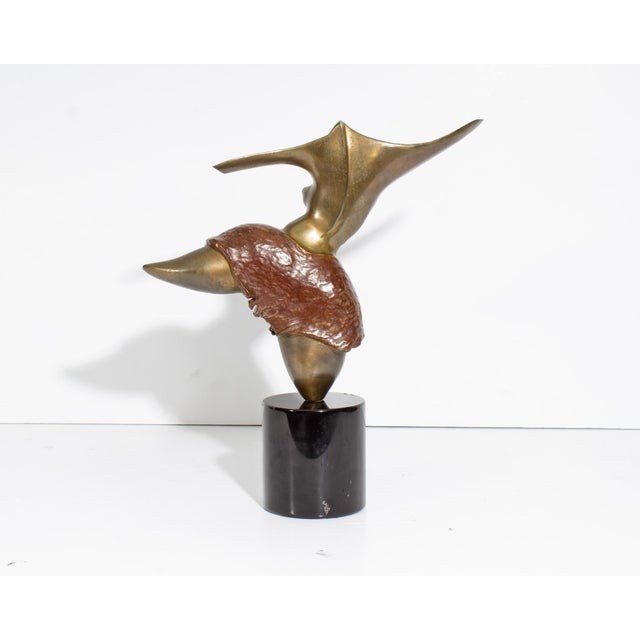 Abstract 2004 “Splash Dance” Bronze Sculpture by Fritz Olsen For Sale - Image 3 of 10