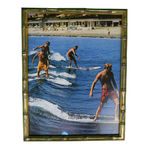 1970s "Slim Aarons X Bailey's Beach Club Srba Newport, Ri C1974 Surfing Color Plate", Framed