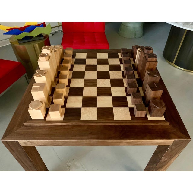Custom Chess Set and Game Table For Sale - Image 9 of 17