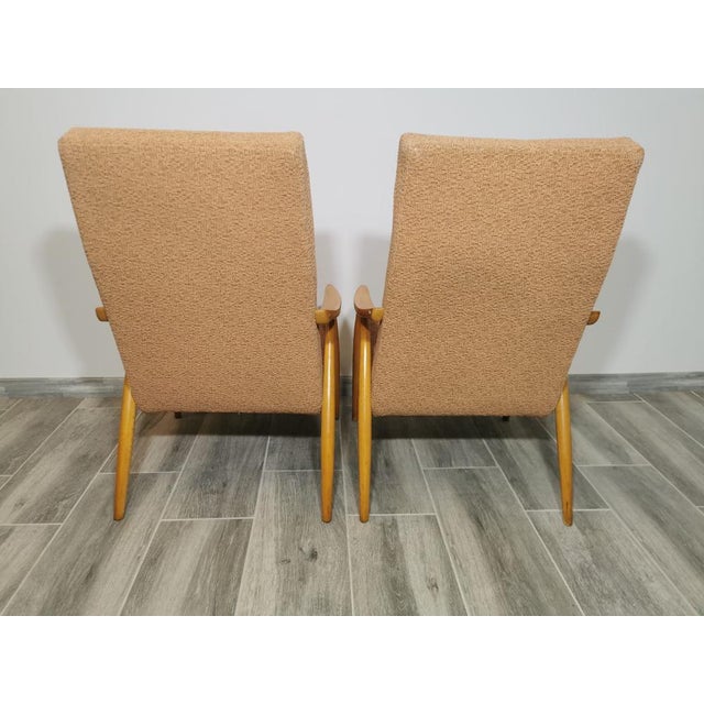 Set of Lounge Chairs by Antonin Suman for Ton For Sale - Image 9 of 18