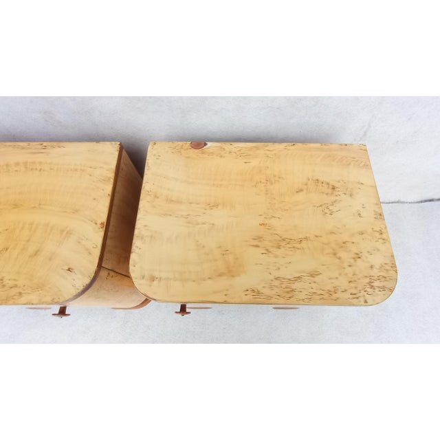 1950s Bedside Tables by Jindřich Halabala for Up Závody, 1950s, Set of 2 For Sale - Image 5 of 18