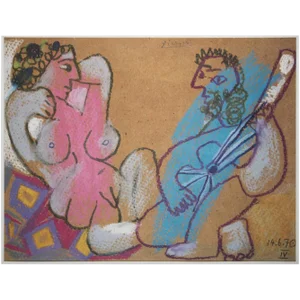 1985 Pablo Picasso, "Aubade" Parisian Photogravure