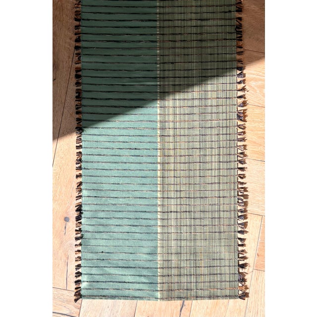 A Set Of Thai Silk Placemats And Runner, Early 21St Century For Sale - Image 4 of 12