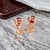 2010s Natural Ruby Stud Earrings 14k White Gold 3.0 TCW Certified For Sale - Image 5 of 10