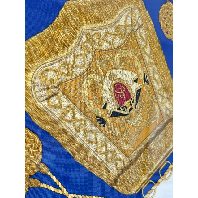Hermès Poste Et Cavalerie Silk Scarf in Museum Acrylic Box, 1986 For Sale - Image 13 of 18