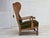 Vintage Danish Wingback Lounge Chair in Furniture Velour and Oak, 1960s For Sale - Image 10 of 18
