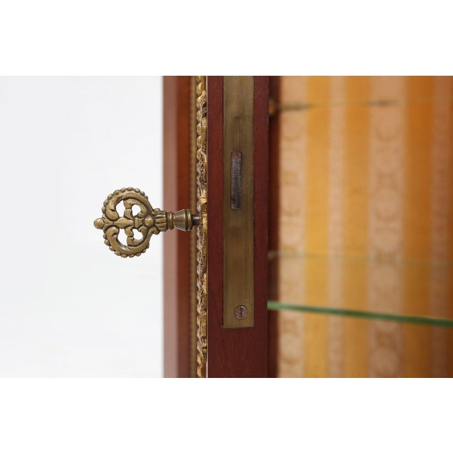 Louis XVI Display Cabinet in Marquetry with Light, France, 1850s For Sale - Image 5 of 18