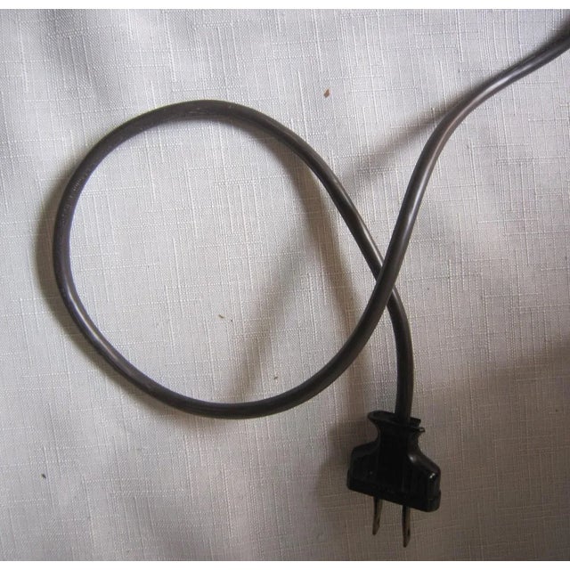 1960s Mid Century Mushroom Twine Table Lamp For Sale - Image 5 of 7