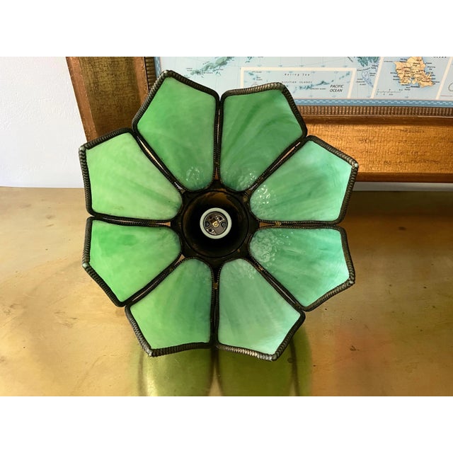 Mint Green Lotus Light, C1960 For Sale - Image 16 of 18