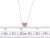 Tiffany & Co. Aria Pink Tourmaline 18k White Gold Pendant Necklace For Sale In Miami - Image 6 of 6