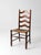 Farmhouse Vintage French Provincial Rush Seat Ladderback Chair For Sale - Image 3 of 14