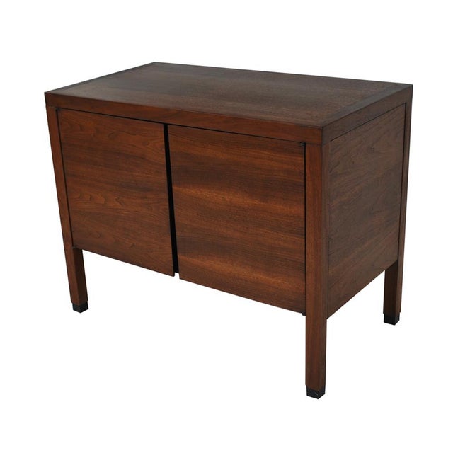 Brown Vintage Midcentury Walnut Cabinet by Directional and Paul McCobb For Sale - Image 8 of 8