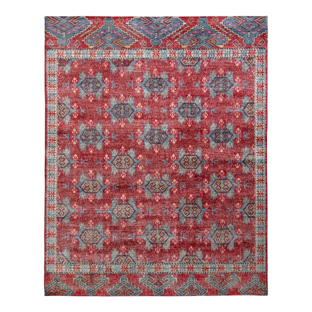 Rug & Kilim’s Esther Rug in Burgundy, 5x7 For Sale
