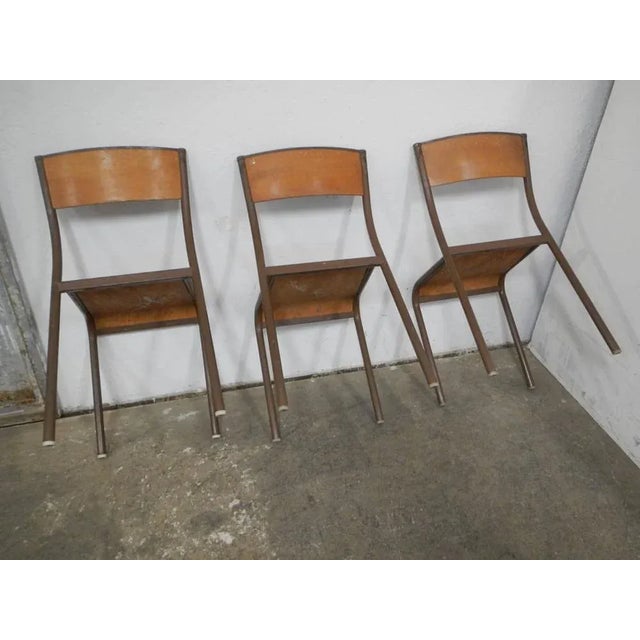Stackable Chairs from Mullca, 1960s, Set of 6 For Sale - Image 6 of 13