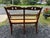 1950s Vintage Walnut & Rush Seat Loveseat Bench For Sale - Image 5 of 8