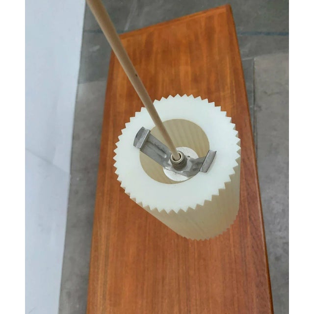 1960s Mid-Century Modern Minimalist Plastic Pendant Lamp from Erco, Germany, 1960s For Sale - Image 5 of 9