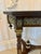 Brown Antique Victorian French Mahogany and Gilded Brass Table with Marble Top, 1860 For Sale - Image 8 of 9
