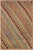 Modern Balochi Blue/Red Wool Rug - 4'9''x8'0'' For Sale - Image 11 of 11