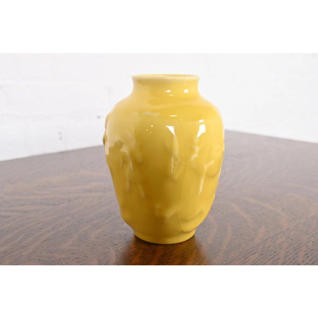 1940s Rookwood Pottery Arts & Crafts Glazed Ceramic Art Pottery Vase, 1947 For Sale - Image 5 of 12