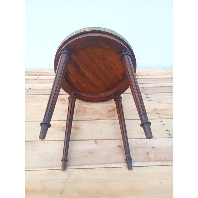 1950s French Louis XVI Style Bouillotte Table For Sale - Image 4 of 15