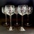 Beautiful set of 5 vintage wine glasses by Price Creation, Made in Romania. These feature a wonderful Grape Vine Etching,...