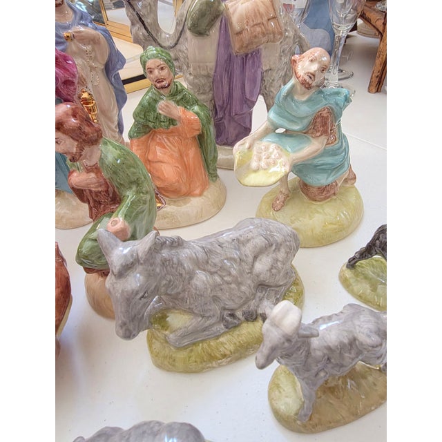 Vintage Christmas Nativity Set For Sale - Image 4 of 8
