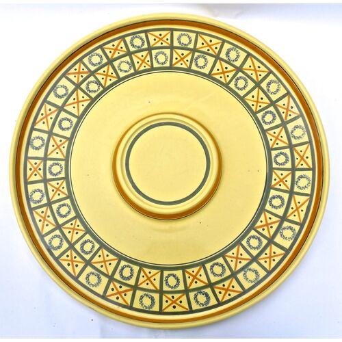 Henriot Quimper Large Antique Quimper Rooster Platter For Sale - Image 4 of 7