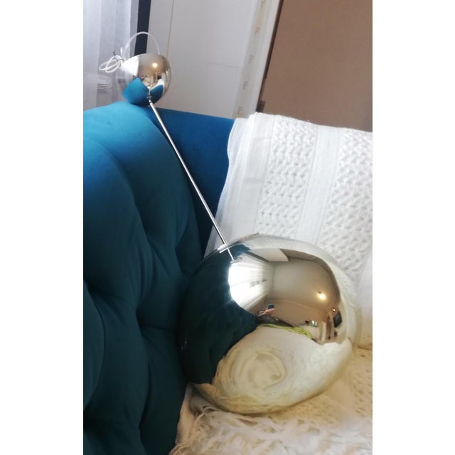 Late 20th Century Late 20th Century Mirrored “Golden Ball” Chrome Pendant Lamp, Tom Dixon Design For Sale - Image 5 of 5