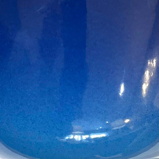 Staub - Vintage Le Thieire Enameled Cast Iron Tea Kettle - 1.5 Qt Capacity - Blue For Sale - Image 6 of 12
