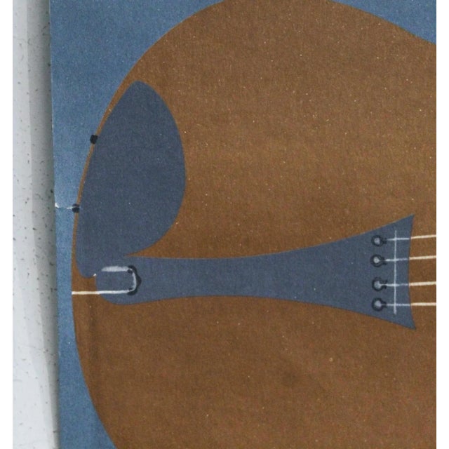 Illustration 1984 Portuguese Music Poster, Algarve VIII Festival Internacional De Música - Lima De Freitas For Sale - Image 3 of 4