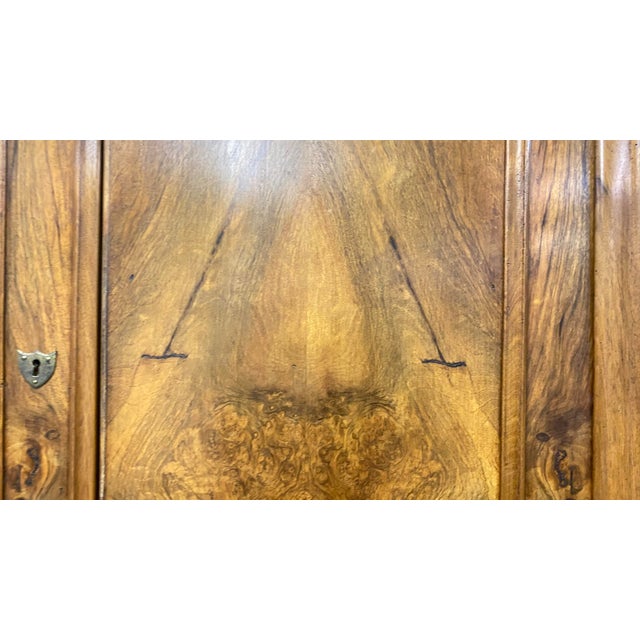 Late 19th Century Antique French LinenPress Armoire For Sale In New York - Image 6 of 13