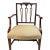 19th C English Hepplewhite Mahogany Armchairs Pair Dining or Side Chairs For Sale - Image 15 of 18