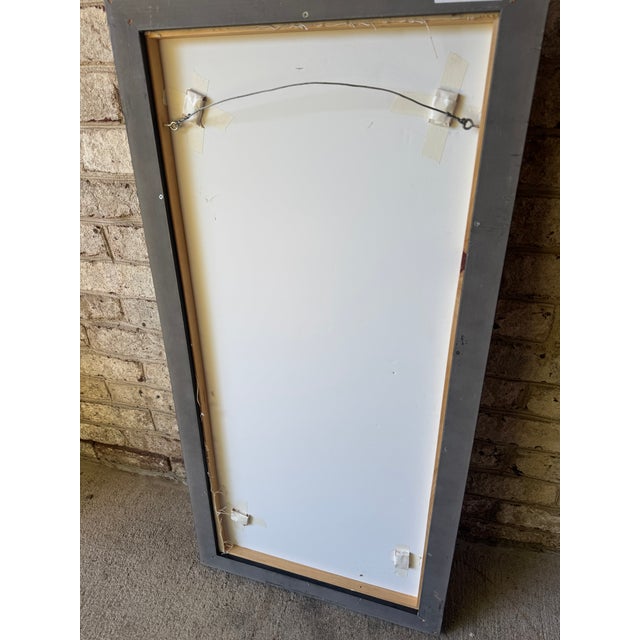 Abstract Paint on Gauze, Framed, by Diane Petry For Sale - Image 15 of 17