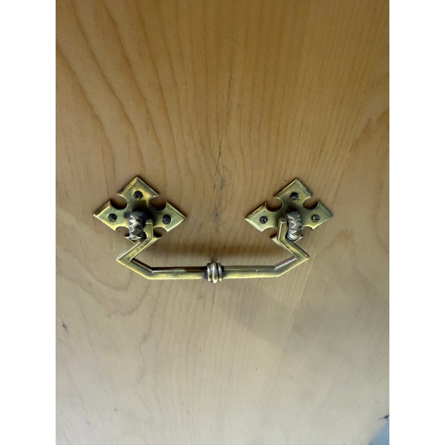 Antique Pine Two Door Cupboard From England For Sale - Image 12 of 18