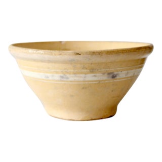 Antique Yellow Ware Kitchen Bowl For Sale