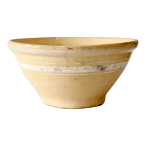 Antique Yellow Ware Kitchen Bowl