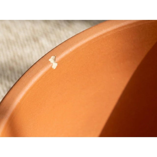 Ceramic Mid 20th Century Styled After Terracotta Color Gainey Pot For Sale - Image 7 of 9
