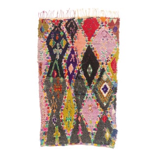 Vintage Azilal Moroccan Rug, 04'10 X 07'08 For Sale