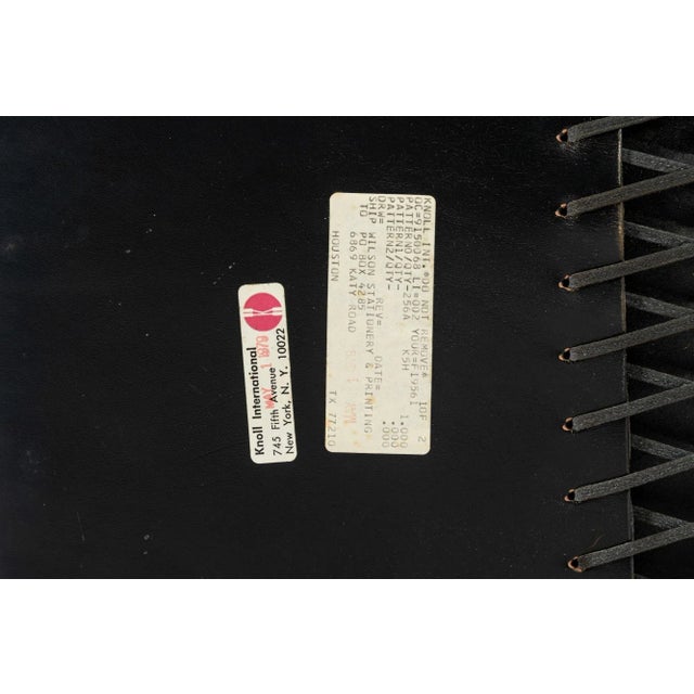 Bauhaus Mr 20 Black Leather Arm Chairs by Mies Van Der Rohe for Knoll, 1979 For Sale - Image 13 of 13