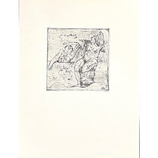 1947 Paul Klee Engraving 8 Two Nudes 1907 Reproduction For Sale