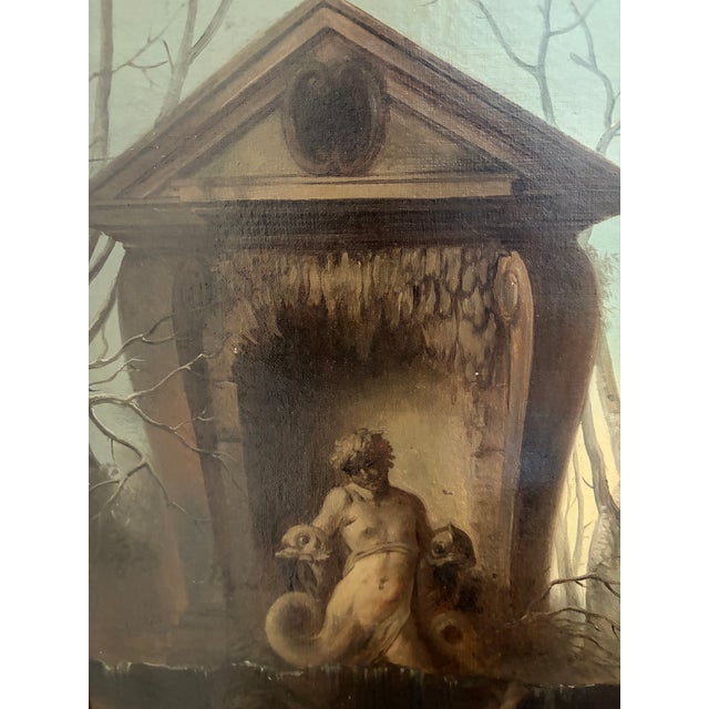 Augustine Dallemagne "A Skating Party" – A Romantic Mid-19th Century French Winter Scene For Sale - Image 12 of 18