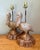 Vintage Glazed Ceramic Pelican Lamps - A Pair For Sale - Image 4 of 12