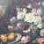 Still Life with Flowers and Fruits, 1800s, Large Oil on Canvas, Framed For Sale - Image 11 of 18