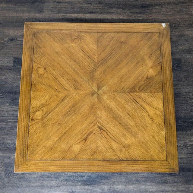 Wood Vintage End Table With Cabinet For Sale - Image 7 of 9