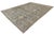 Blue Antique Mahal Hand-Knotted Wool Rug in Neutral Mocha, Espresso, & Ice Blue For Sale - Image 8 of 12